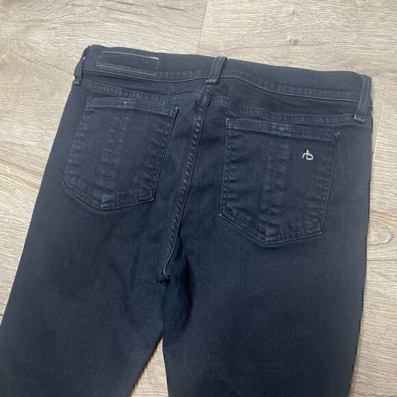 Rag & Bone Jeans Womens Dark Denim Low Rise Skinny Leg Pants Size 28 - Picture 5 of 8
